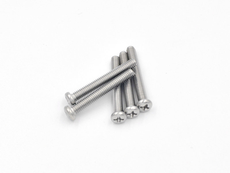 GB818 76 Pan Head Cross Machine Screw Stainless Steel Screw Shenzhen